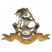West Riding Regiment (Duke of Wellington's) Officer's Silver & Gilt Cap Badge