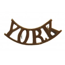 Yorkshire Regiment (YORK) Shoulder Title