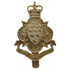 Sussex Yeomanry Anodised (Staybrite) Cap Badge