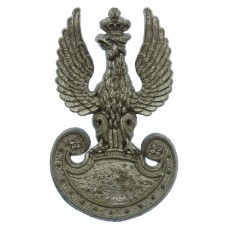 Polish Army WW2 Plastic Economy Cap Badge