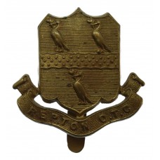 Repton School O.T.C. Cap Badge