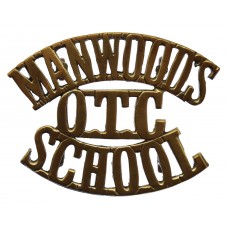 Manwood's School O.T.C. (MANWOOD'S/OTC/SCHOOL) Shoulder Title