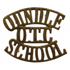 Oundle School O.T.C. (OUNDLE/OTC/SCHOOL) Shoulder Title