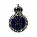 East Riding Special Constabulary Enamelled Lapel Badge - King's Crown