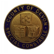 County of Devon Special Constable Enamelled Lapel Badge