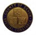 County of Devon Special Constable Enamelled Lapel Badge