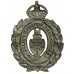 Stockport Borough Police Wreath Helmet Plate - King's Crown