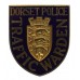 Dorset Police Traffic Warden Enamelled Cap Badge