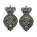 Pair of North Riding Constabulary Collar Badges - Queen's Crown