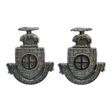 Pair of Dewsbury Borough Police Collar Badges