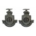 Pair of Dewsbury Borough Police Collar Badges