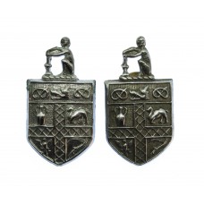 Pair of Stoke-on-Trent City Police Collar Badges