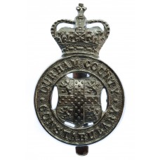 Durham County Constabulary Cap Badge - Queen's Crown