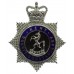 Kent County Constabulary Senior Officer's Enamelled Cap Badge - Queen's Crown