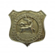Hartlepool Borough Police White Metal Collar Badge