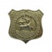 Hartlepool Borough Police White Metal Collar Badge