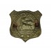 Hartlepool Borough Police White Metal Collar Badge