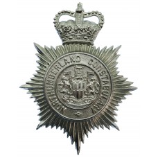 Northumberland Constabulary Helmet Plate - Queen's Crown