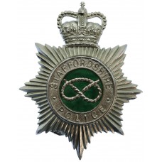 Staffordshire Police Enamelled Helmet Plate - Queen's Crown