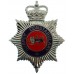 Surrey Constabulary Enamelled Helmet Plate - Queen's Crown