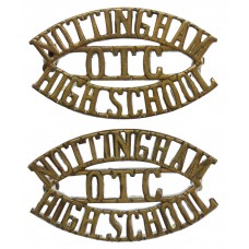 Pair of Nottingham High School O.T.C. (NOTTINGHAM/OTC/HIGH SCHOOL