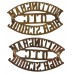 Pair of Nottingham High School O.T.C. (NOTTINGHAM/OTC/HIGH SCHOOL) Shoulder Titles