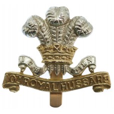 10th Royal Hussars Anodised (Staybrite) Cap Badge