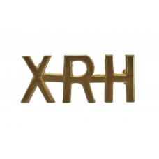 10th Royal Hussars (XRH) Shoulder Title