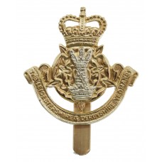 Leicestershire & Derbyshire Yeomanry Anodised (Staybrite) Cap Badge