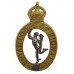 Royal Corps of Signals Officer's Dress Cap Badge - King's Crown (1st Pattern)