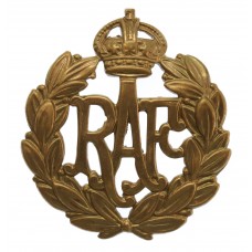 Royal Air Force (R.A.F.) Cap Badge - King's Crown