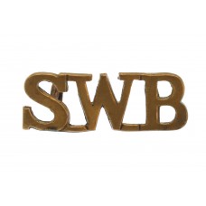 South Wales Borderers (S.W.B.) Shoulder Title