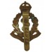 Royal Army Medical Corps (R.A.M.C.) Brass Cap Badge - King's Crown