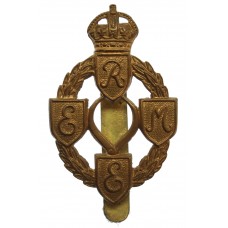 Royal Electrical & Mechanical Engineers (R.E.M.E.) Cap Badge - King's Crown (1st Pattern)