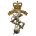 Royal Electrical & Mechanical Engineers (R.E.M.E.) Officer's Dress Cap Badge - Queen's Crown 