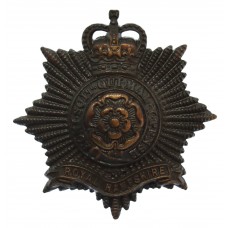 Royal Hampshire Regiment Officer's Service Dress Cap Badge - Queen's Crown