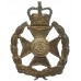 Prince of Wales's Own Regiment of Yorkshire (The Leeds Rifles) Officer's Silvered Cap Badge 