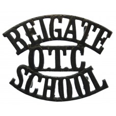 Reigate School O.T.C. (REIGATE/OTC/SCHOOL) Shoulder Title