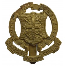 Worksop College, Nottinghamshire O.T.C. Cap Badge