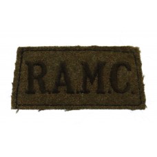 Royal Army Medical Corps (R.A.M.C.) Cloth Slip On Shoulder Title