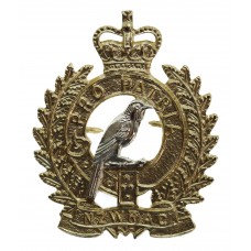 New Zealand Womens Royal Army Corps (NZWRAC) Anodised (Staybrite) Cap Badge