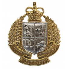 Royal New Zealand Dental Corps Anodised (Staybrite) Cap Badge