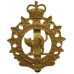 Canadian Ontario Regiment Cap Badge - Queen's Crown