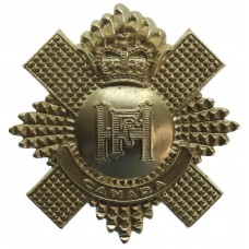 Highland Fusiliers of Canada Cap Badge - Queen's Crown