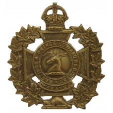 Canadian Hastings & Prince Edward Regiment Cap Badge - King's