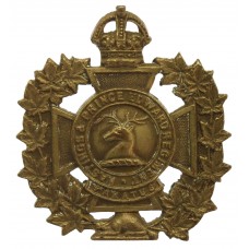 Canadian Hastings & Prince Edward Regiment Cap Badge - King's Crown