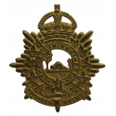 Canadian The Elgin Regiment Cap Badge - King's Crown