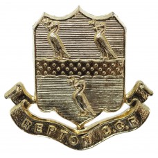 Repton School C.C.F. Anodised (Staybrite) Cap Badge