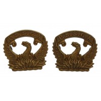 Pair of Public & Secondary School Cadet Association Collar Badges