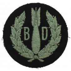 Royal Air Force (R.A.F.) Bomb Disposal Cloth Arm Badge